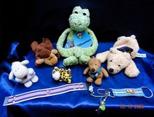 8 NICI FROSCH OTTO - BÄR LIEGEND - AFFE LIEGEND - 4 SCHLÜSSELANHÄNGER - ARMBAND