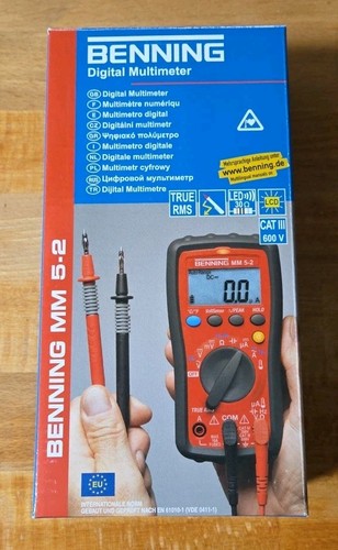 Benning 2 multimeter - mm, 5-2