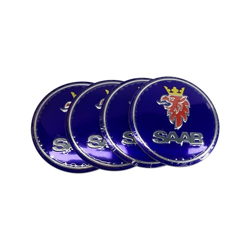 Set für saab rad - 4x/set, emblem