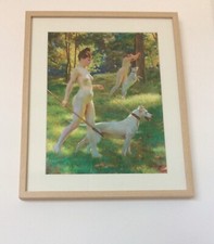 Jagende Nymphen ca 51 x 41 cm