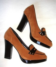 College Pumps Braun Gr. 37 (Neuwertig)