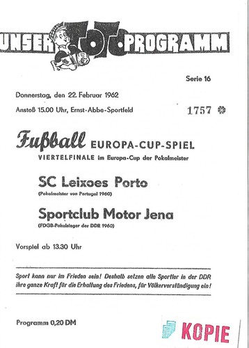 1961 kopie reprint fc - ec, 1961/62