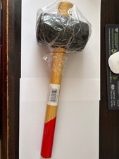 Brüder Mannesmann Hartgummihammer 75 mm, 708 Gramm, Gewicht 0,91 kg, NEU