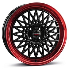 Borbet Felgen B 7.0x17 ET38 4x100 SWRRED für Opel Adam Agila Astra Corsa Meriva