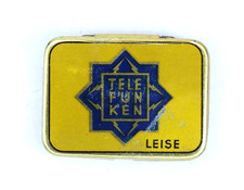 NADELDOSE "Telefunken leise" Stern!   -leer- Needle-tin, Grammophon 78rpm D347