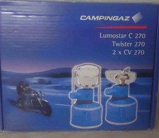 Camping Gaslaterne Lumostar C270 und Gaskocher  Twister 270