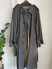 Burberry Mantel aus Wolle grau