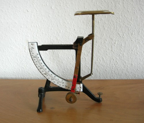Antike briefwaage mit - briefwaage,