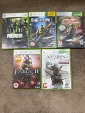 5x Xbox 360 Spiele Konvolut