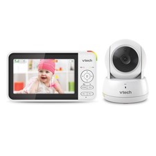 Vtech VM924 Video-Babyphone mit Kamera, 5" LCD Display, 31 Stunden Batterielaufz