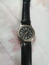 Herren Damen  Armbanduhr Quartz Lederarmband Dachbodenfund Sammler Vintage