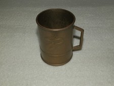 TCHIBO - Kaffeemaß Kaffeelot Messbecher - massiv Messing - Vintage