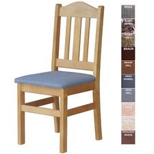 Stuhl Polsterstuhl Alder Erle