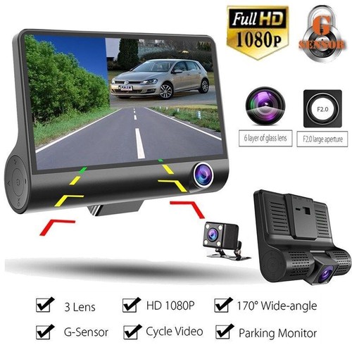 1080p dual lens car dvr - lens, hd