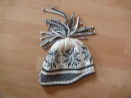 Jungen mütze grau weiß - mütze, mit
