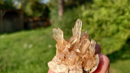 Bergkristall stufe aus - **bergkristall-stufe,