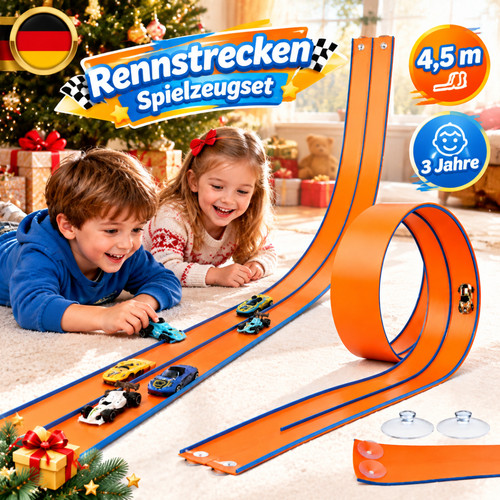 Flexible autorennbahn mit - flexible, 5m