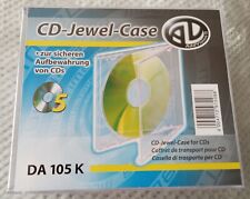 1 Stk Add Vision DA105K CD/DVD/Blu-Ray Leer-Hülle Transparent / Jewelcase - NEU