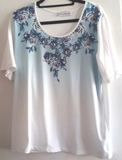 Helena Vera Wunderschöne Da.Bluse Tunika Shirt Weiß GR:46 NP:⚠️s.MAß! Neu!