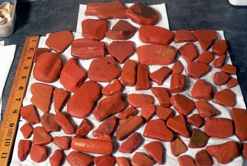 Getragene strandkämmziegel - getragene,