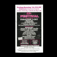 Zillo Festival Ticket 1996