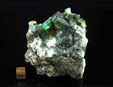 Smaragd Kristall Cluster auf