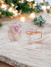 🪷EDLES Ohrringe Rosegold