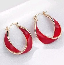 Luxus Ohrringe Creolen 585