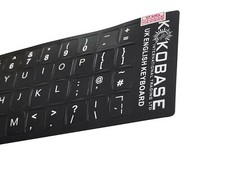 UK - Tastaturaufkleber Black