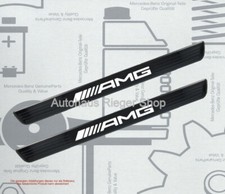 AMG Einstiegsleisten Cover schwarz weiß Mercedes-Benz A1776804507