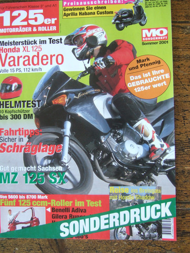 125 test sonderdruck mo - mz, sx