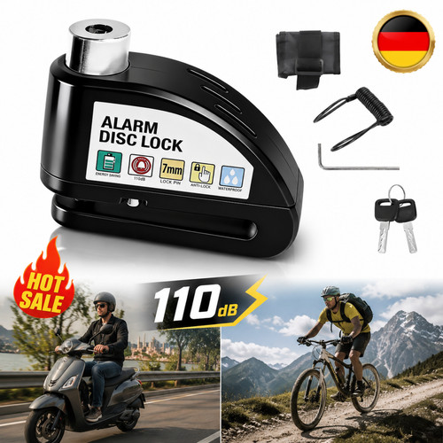 Alarm-Bremsscheibenschloss