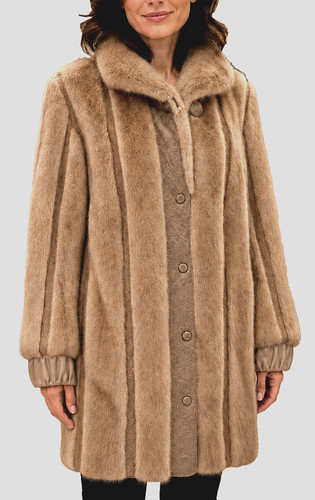Pelz mantel pelzmantel jacke - pelz,