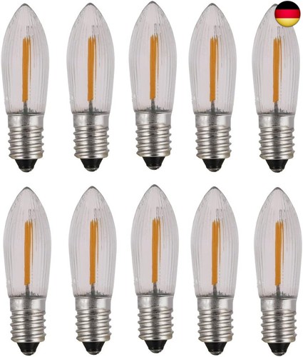 E10 cob led ersatzlampen - e10,