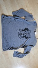 Damen langarm Shirt C&A Gr. XL grau Mickey Minnie Maus Disney Neu