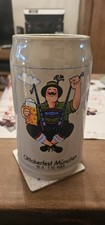 Neuwertiger Oktoberfest- Bierkrug 1989, Grafik von T. Weyh, 1 Liter