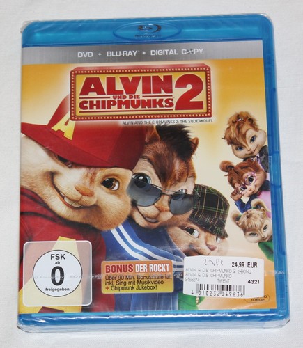 Blu ray dvd alvin - +, und