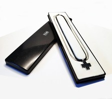 Kette für Damen, Sterling Silber 925, mit Kreuz Silber (TCM)