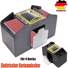 Kartenmischmaschine Elektrische Automatische 4 Decks Kartenmischer Mischmaschine