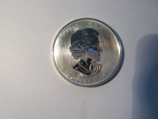 Silbermünze 1 oz .9999 Feinsilber, Maple Leaf 2008, Fine Silver, Argent pur