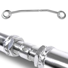 Alu Domstrebe VW Golf 2 Jetta II inkl. GTI 16V poliert verstellbar für vorne Neu