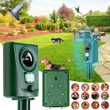 ULTRASCHALL TIERVERTREIBER KATZENSCHRECK GARDIGO HUNDEABWEHR KATZENABWEHR GARTEN