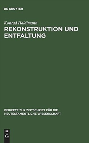 Haldimann rekonstruktion und - -,