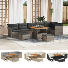 Garten Sofa Set mit Kissen
