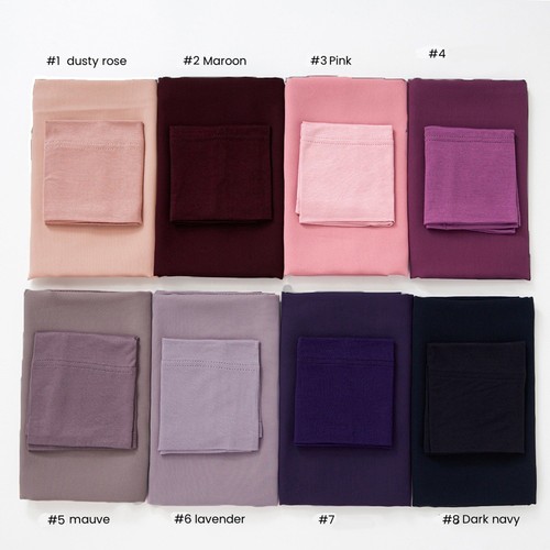 Chiffon hijab mit modal inner - mit,