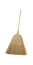 SOREX Reisstrohbesen Reisstroh Länge 1400 mm mit Zierspirale