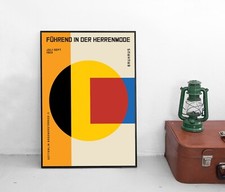 Poster Bauhaus Design Führend