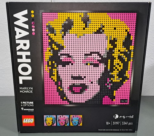 Lego art andy - lego, warhol's