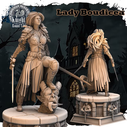 Lady boudicea resin - lady,