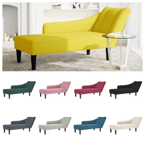 Samt chaiselongue mit - samt,